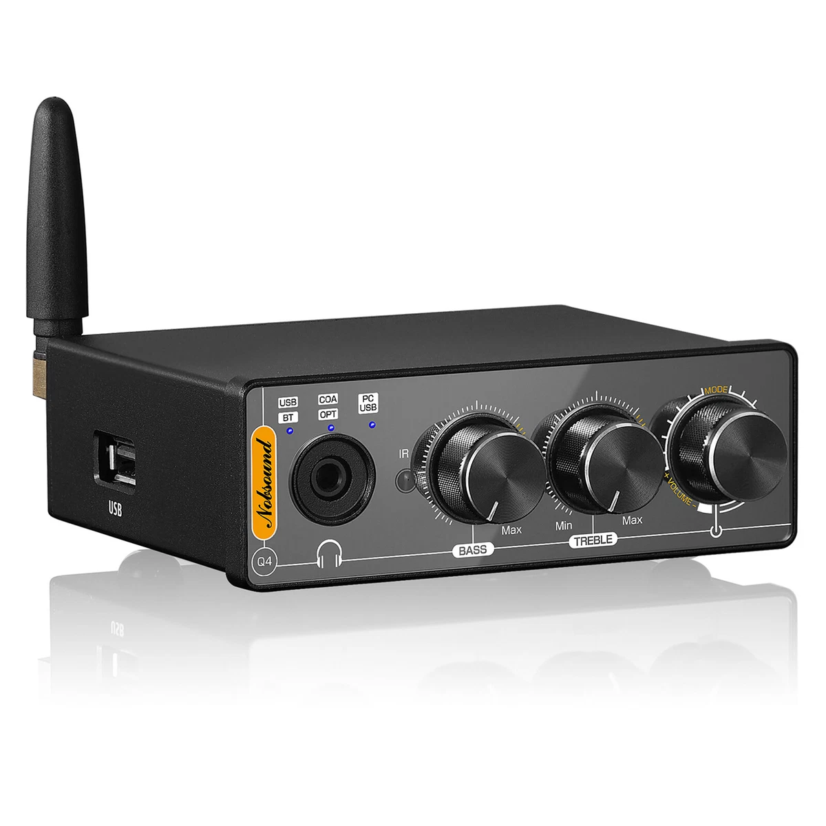 Nobsound Q4 Bluetooth USB DAC Digital to Analog Converter Gaming Headphone Amp