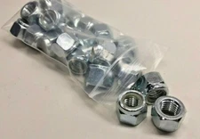 Nut AVU10-25 Finished Hex Locknut Nylon Insert 5/8"-11 (Pack of 25) Zinc Plated