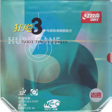 DHS Hurricane 3 Neo Provincial 39' Table Tennis  Ping Pong Rubber, Choose Var.