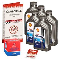 Honda Cb 1100 R (SC05) 80-81, Shell 10W40 ÖL + Miw ÖLfilter, MotoröL Set