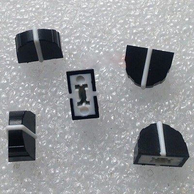 8pcs Black Fader Knob Cap For Graphic Equalizer DBX 2231 iEQ15 iEQ31 IEQ 3102