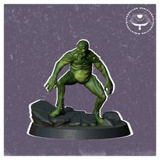 Big Zombie Necropolis Vermillion wasteland D D Wargaming 3D Printed Mini