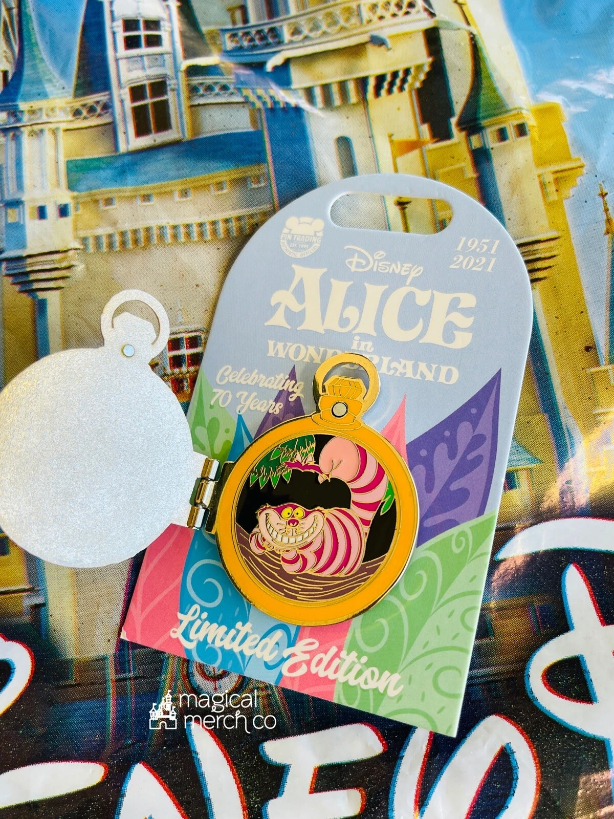 2021 Disney Pin Alice In Wonderland 70th Anniversary Cheshire Cat Pin