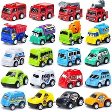 Mini car construction vehicle excavator car working car 20 pieces
