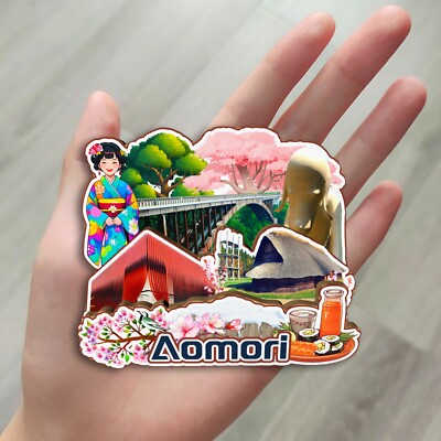 Aomori Japan Refrigerator magnet 3D travel souvenirs wood | eBay