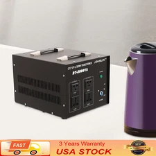 Heavy Duty 5000W  Voltage Transformer Step Up/Down 110V to 220V Converter