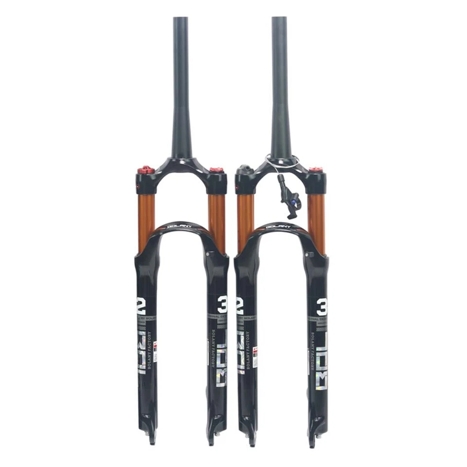 MTB Bike Front Fork 26 27.5 29er Mountain Bike 9*100mm Air Fork Disc Brake Bike - Image 2 of 4