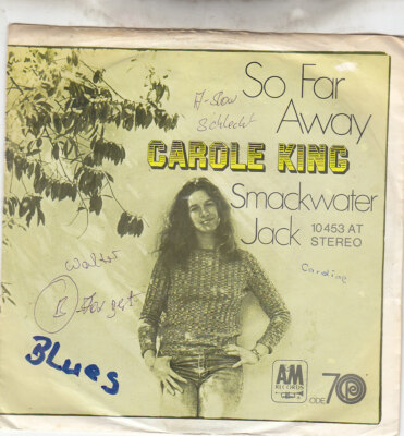 Single 7 '' Carole King ''So far away''