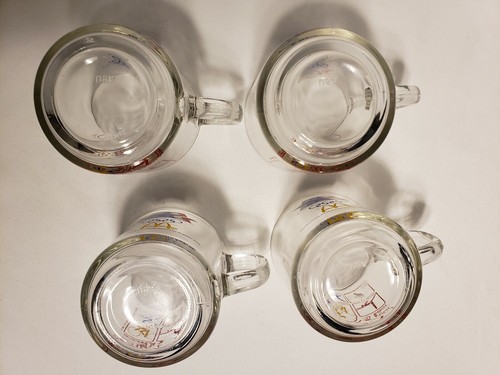 Vintage McDonald's 1984 Olympics Clear Glass Cup Mug 9 Oz McDonalds Lot of 4 - Picture 5 of 6