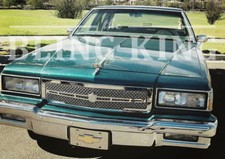 1986-1990 Chevy Caprice Chrome Grill Dual Weave Mesh Grille Tiarra 1pc 1986-1990 Chevy Caprice Chrome Grill Dual Weave Mesh Grille Tiarra 1pc