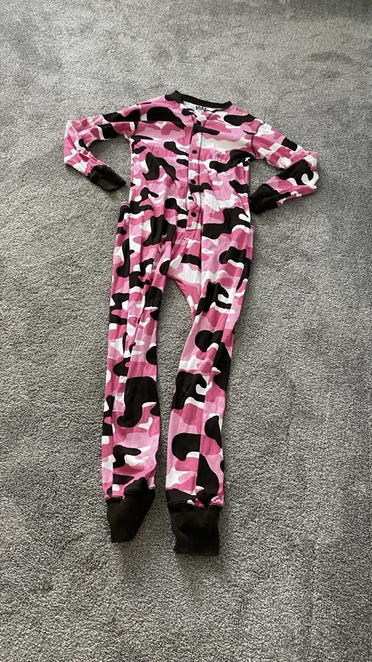 Lazy One Flap Jack M One Piece Pink Camo Women “Deeriaire” Deer Zion Canyon - Image 2 of 4
