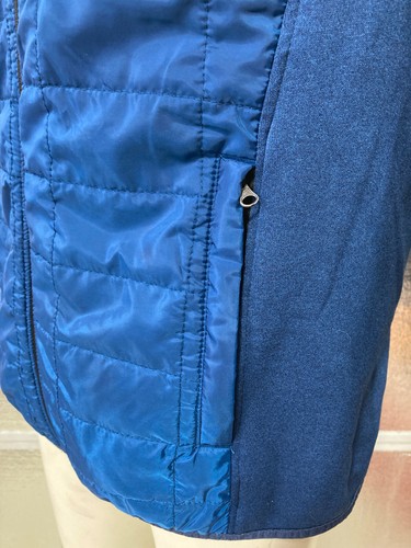 Orvis Quilted Jacket - Mens Medium - Blue - Zip Up - Fleece - Lightweight - Picture 4 of 11