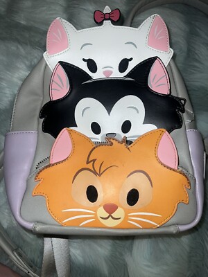 Disney Parks World Loungefly Cats Marie Figaro Oliver Mini  display picture 1
