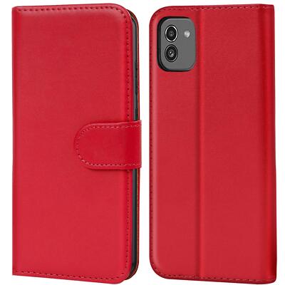 Schutz Hülle Für Samsung Galaxy A03 Handy Klapp Schutz Tasche Book Flip Case