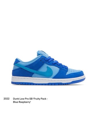 Size 12 - Nike Dunk Low Pro SB Fruity Pack - Blue Raspberry