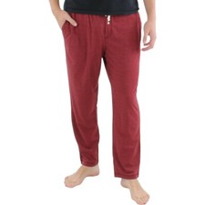 Sun  Stone Men's Comfy Cozy Nightwear Sleep Pant XXL Ruby Knight Red