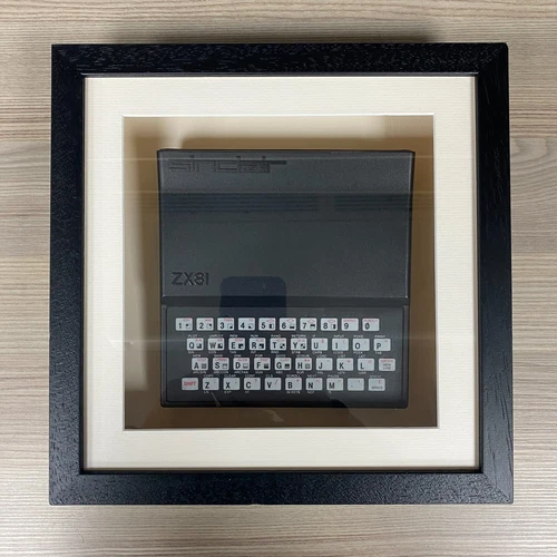 UNTESTED FRAMED SINCLAIR ZX81 VIDEO GAMES CONSOLE COMPUTER RETRO