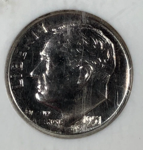 1951 Rosevelt Dime. .10. NGC PR67. Near Perfect Proof.