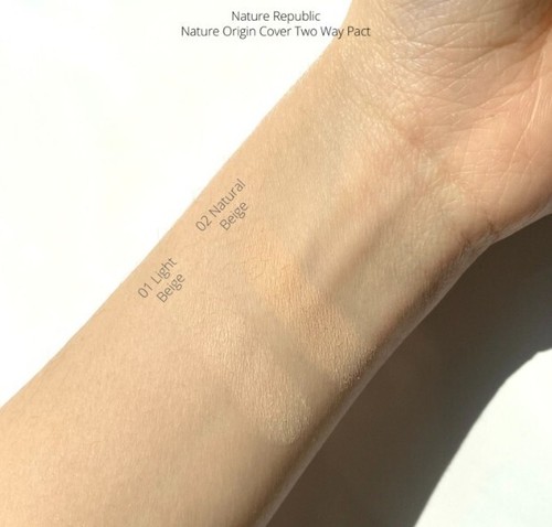 NATURE REPUBLIC Nature Origin Cover Two Way Pact 9g Natural Beige Pressed Powder - Picture 7 of 13