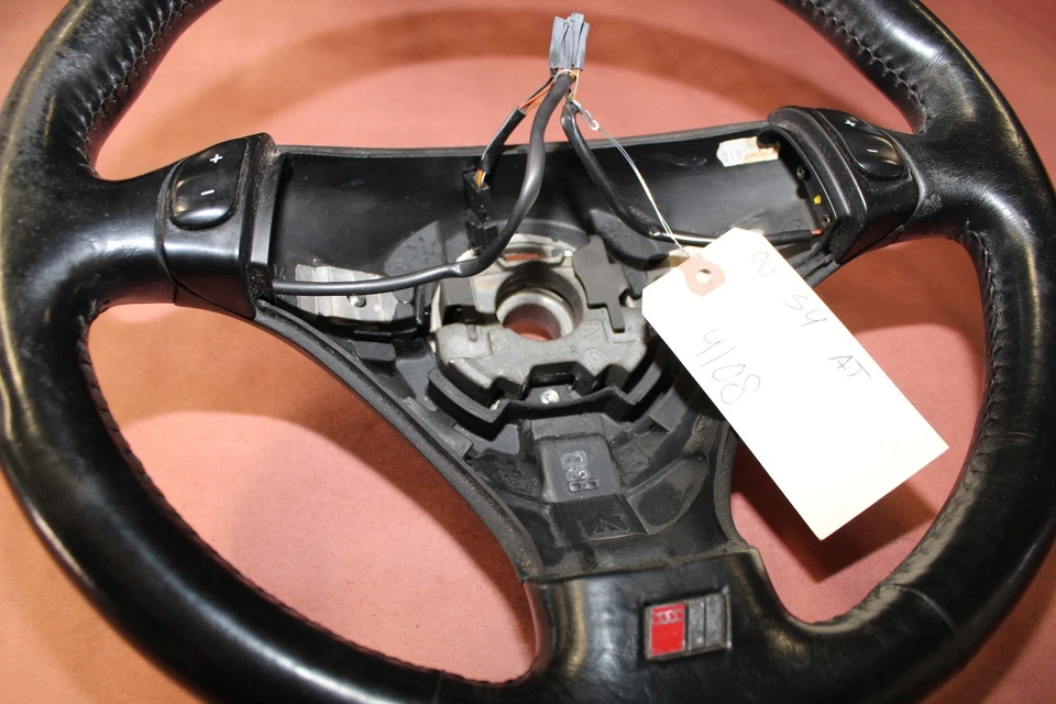 2000-2001 AUDI S4 LEATHER STEERING WHEEL 4108 - Image 3 of 4