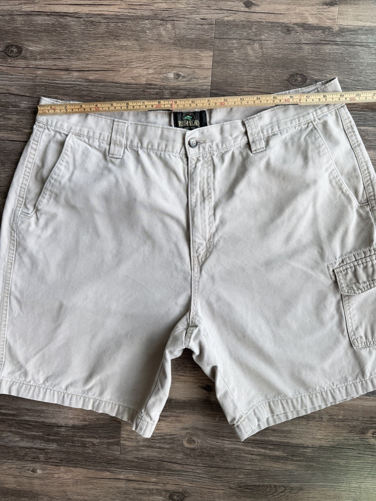 RedHead Khaki Cargo Shorts Men 40 Ripstop Brown 8 Inseam Fishing Hunting Outdoor thumbnail 4