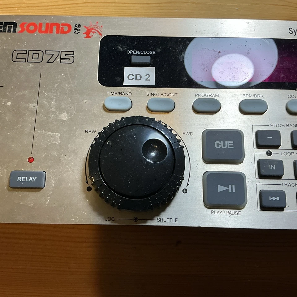 Gem Sound New York (CD75) Professional CD Compact Disc Player Mountable Rack - Image 4 of 4