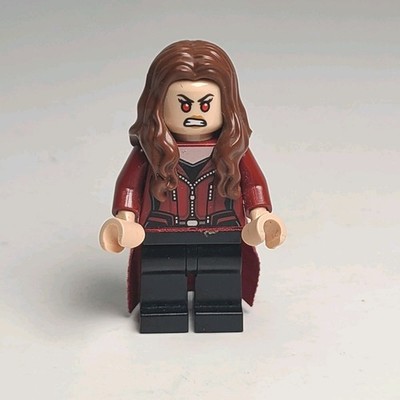 LEGO Marvel Wanda Maximoff 76051 Airport Battle Scarlet Witch Vision 76031 RARE
