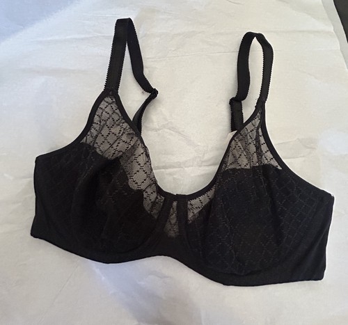 Chantelle 16M1 NORAH CHIC UNDERWIRE BRA BLACK SZ 34D - Picture 3 of 5