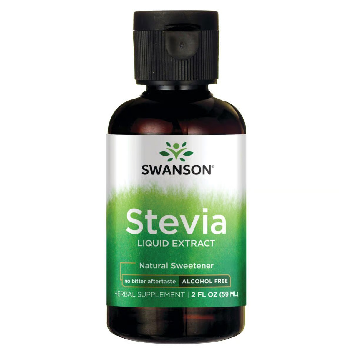 Swanson Liquid Stevia без спирта 2 жидких унции жидкости 2890₽