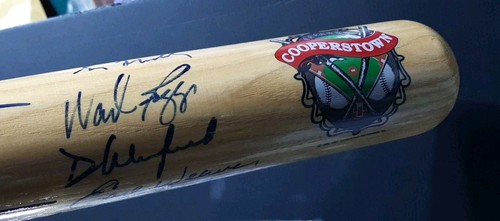 JSA Rickey Henderson Barry Bonds Greg Maddux Wade Boggs Autographed Signed Bat - Picture 8 of 13