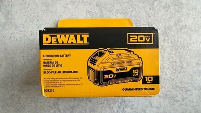 DeWalt DCB210 20V MAX 10.0 Ah Lithium-Ion Battery