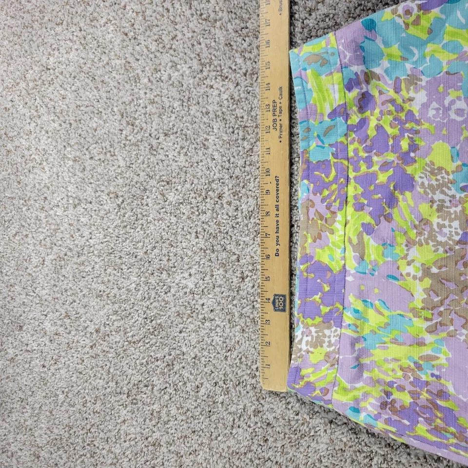 Falda TALBOTS Mujer 10P Línea A Púrpura Pastel Forrada Carrera Trabajo Informal Verano Foto 2 de 4