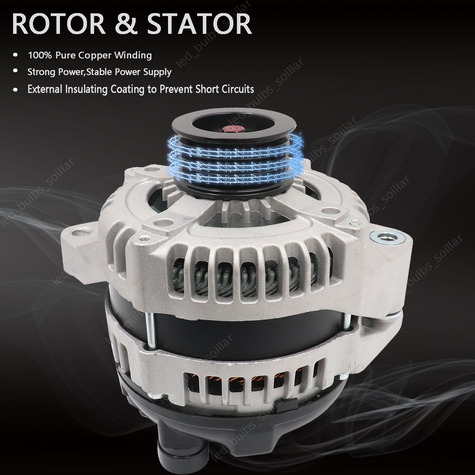 1 X NEW 150AMP Alternator 104210-1621 FIT FOR Maserati GranTurismo 2008-2012