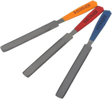 Metallor Guitar Nut File Set Double Edge Nut Slotting File for Electric Guitar T