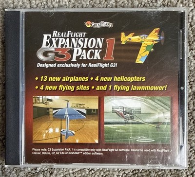 Great Planes Real Flight G3 Expansion Pack 1 For PC 2006 Mint Disc Tested