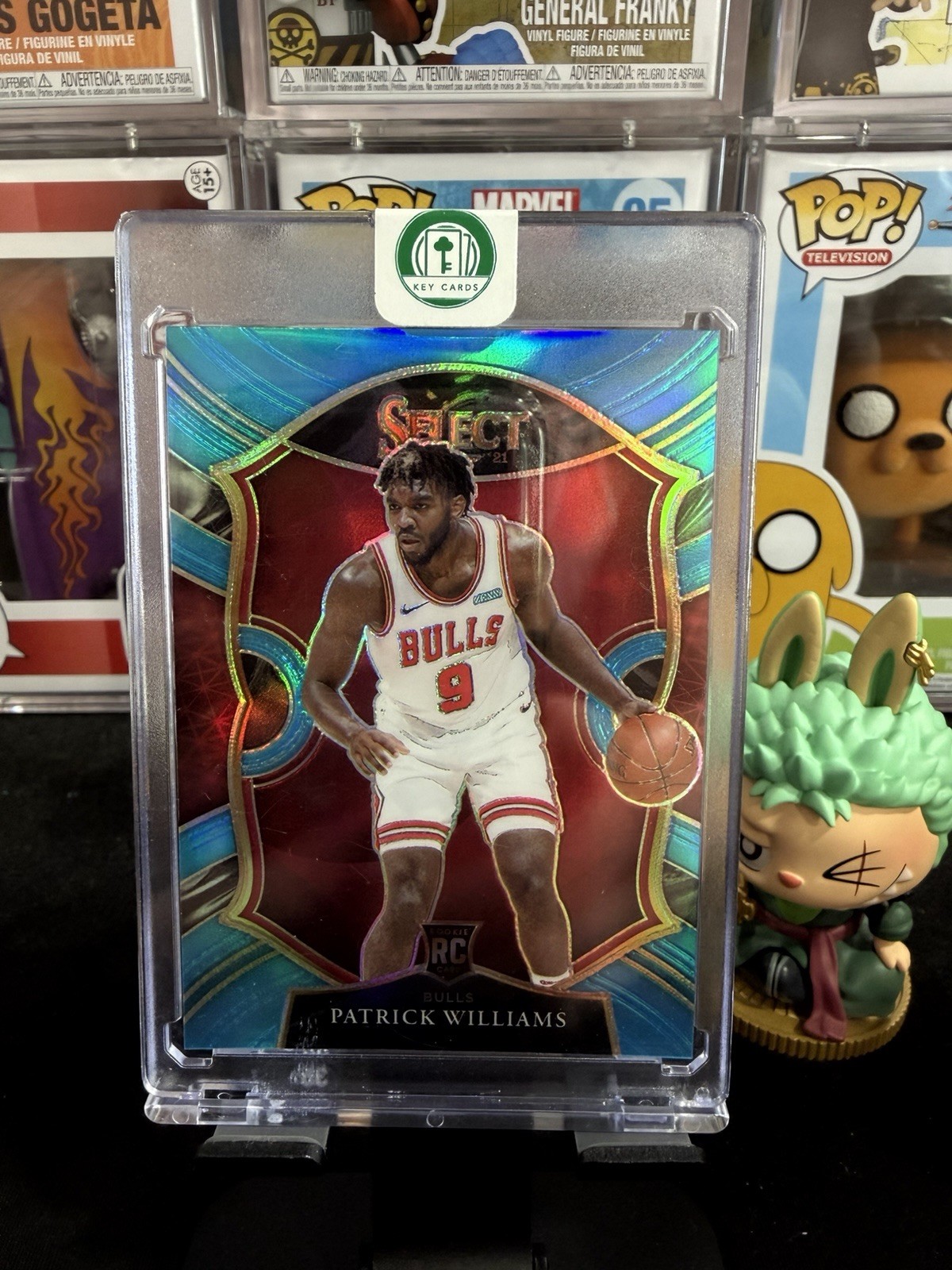 2020-21 Panini Select Light Blue Prizm #159/299 Bulls Patrick Williams (RC) #64