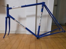 Autentico telaio strada acciaio vintage Gios Torino Super Record misura 56 originale