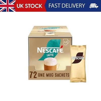 NESCAFÉ Latte Instant Coffee Sachets - 72 x 18g