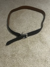 Polo Ralph Lauren Adjustable Double Sided Leather Men  s Belt Black  Brown