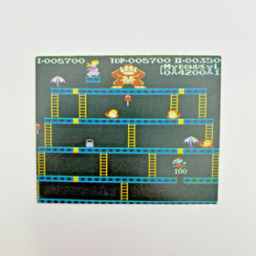 Donkey Kong Mario Pauline 1985 - Vintage Japanese Menko Card - Famicom Amada #29