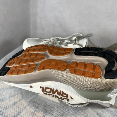 NWB-UNDER ARMOUR HOVR MEGA 2 MVMNT/WHITE-BROWN/ UNISEX SHOES 