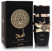 Lattafa Asad Zanzibar Bourbon Eau de Parfum Spray 3.4 oz / 100ml Regular Size