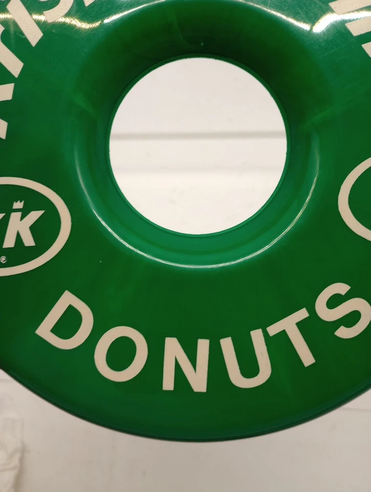 De colección Krispy Kreme Donuts Clásico Publicidad Frisbee ¡Extremadamente Raro Hallazgo!! Foto 4 de 4
