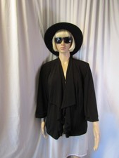 Blazer Jacket by Dressbarn w/Lining Black Woman s size 18 700-623