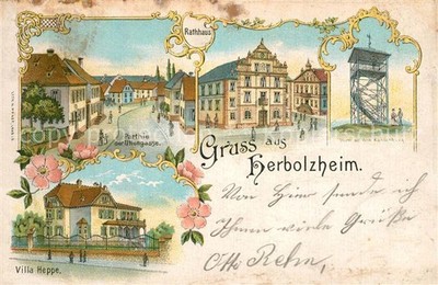 Herbolzheim Breisgau Uttengasse Rathaus Villa Heppe