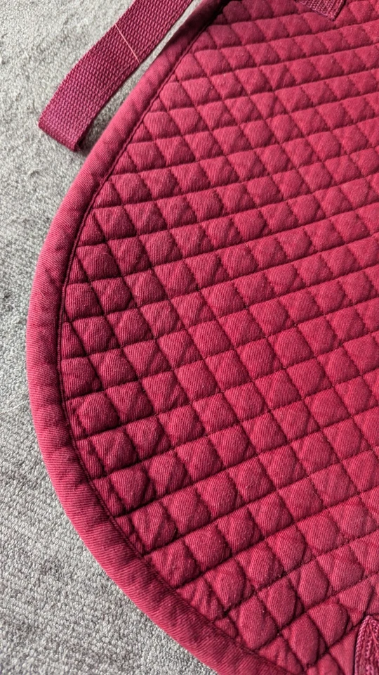 Schabracke Rot Dressur Warmblut Full - Bild 3 von 4