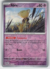 Abra Reverse Holo SV06: Twilight Masquerade Common 080/167 NM