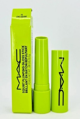MAC Squirt Plumping Gloss Stick # 15 WIE SQUIRT 0,08 Oz/2,3G Full Size Neu im Karton