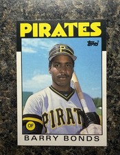 1986 Topps Traded Barry Bonds #11T Rookie Card Nice RC. rookie card picture