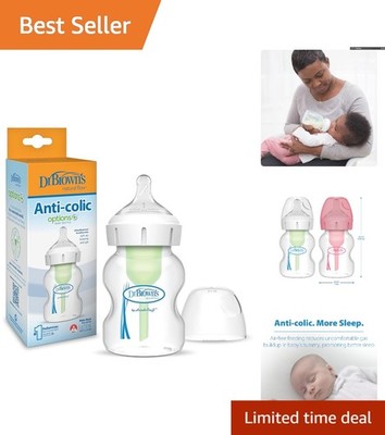 Dr. Brown's Natural Flow 5 oz Baby Bottle - Anti-Colic & Breastfeeding Friendly